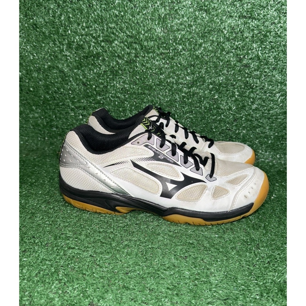 MIZUNO Cyclone Speed 2 Womens SIZE 8 Volleyball Shoes Court Sneakers White Gum